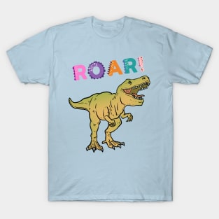 Roar dinosaur, funny dinosaur roar T-Shirt